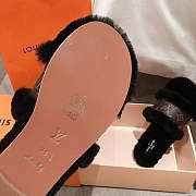 Louis Vuitton Lock It Flat Mule Black 7621 Slipper - 4