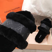 Louis Vuitton Lock It Flat Mule Black 7622 Slipper - 4
