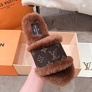 Louis Vuitton Lock It Flat Mule Brown 7623 Slipper - 2