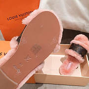 Louis Vuitton Lock It Flat Mule Pink 7625 Slipper - 5