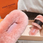 Louis Vuitton Lock It Flat Mule Pink 7625 Slipper - 3