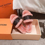 Louis Vuitton Lock It Flat Mule Pink 7625 Slipper - 2