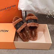 Louis Vuitton Lock It Flat Mule Light Brown 7624 Slipper - 3