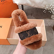 Louis Vuitton Lock It Flat Mule Light Brown 7624 Slipper - 4