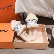 Louis Vuitton Lock It Flat Mule Creame 7626 Slipper - 6