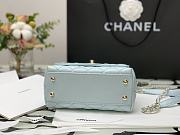 Chanel Mini Coco Handle 19 Blue 99003 - 6