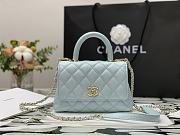 Chanel Mini Coco Handle 19 Blue 99003 - 1