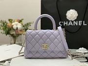 Chanel Mini Coco Handle 19 Purple 99003 - 1
