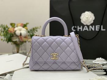 Chanel Mini Coco Handle 19 Purple 99003