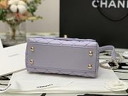 Chanel Mini Coco Handle 19 Purple 99003 - 4
