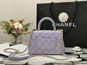 Chanel Mini Coco Handle 19 Purple 99003 - 3