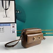 Gucci Horsebit 22.5 Small Shoulder Bag Brown 645454 - 2