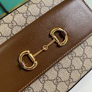 Gucci Horsebit 22.5 Small Shoulder Bag Ophidia Black 645454 - 5