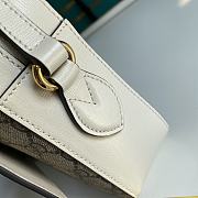 Gucci Horsebit 22.5 Small Shoulder Bag Ophidia Apricot 645454 - 2