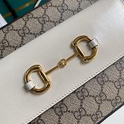 Gucci Horsebit 22.5 Small Shoulder Bag Ophidia Apricot 645454 - 5