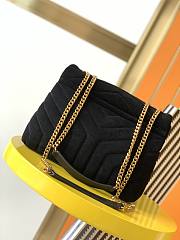 YSL Loulou 25 Black Velvet 7654 - 5