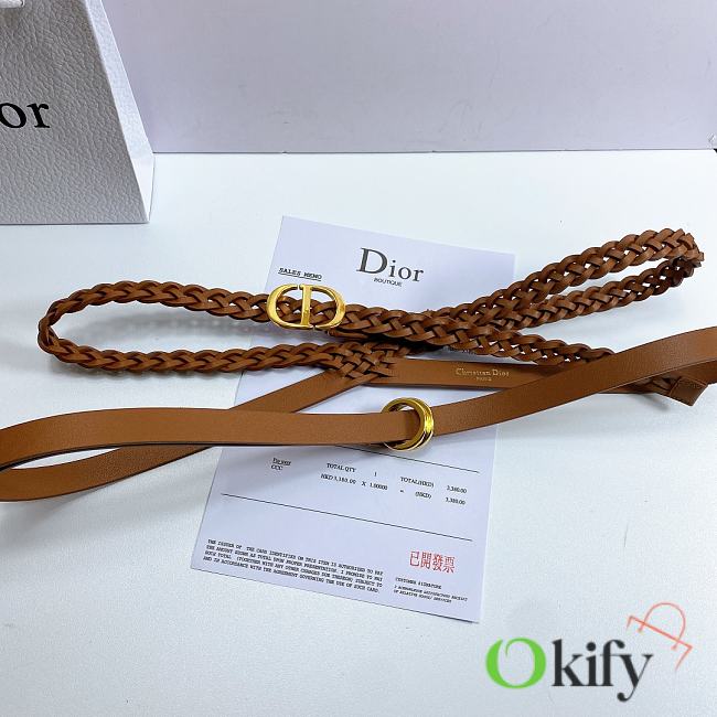 Dior Belt 15mm 7677  - 1