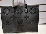 Louis Vuitton Onthego MM 35 Empreinte Leather Black M44576 - 3