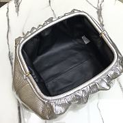 Botega Venata Pouch 40 Silver Leather 7689 - 5