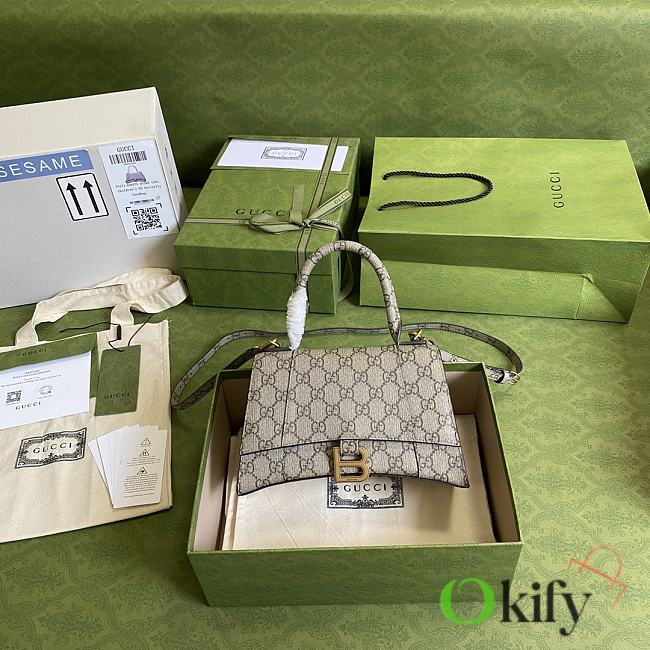 Okify Balenciaga x Gucci Top Handle Bag 24x19cm - 1