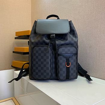 Louis Vuitton Utility 41 Backpack Damier Graphite N40279
