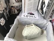 Chanel Bucket 20 White Lambskin AS1802 - 6