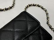 Chanel Original Grained Calfskin 11 Waist Bag Black 81081 - 4
