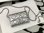 Chanel Original Grained Calfskin 11 Waist Bag Silver 81081 - 1