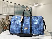 Louis Vuitton Keepall 50 BANDOULIÈRE Blue N50069 - 1