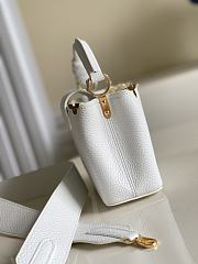 Louis Vuitton Capucines Mini Monogram White M56669 21cm - 4