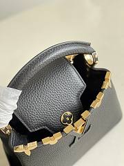Louis Vuitton Capucines Mini Monogram Black M56669 21cm - 5