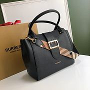 Burberry Large 30 Tote Buckle Black Bag  - 3