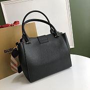 Burberry Large 30 Tote Buckle Black Bag  - 5