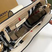 Burberry Large 30 Tote Buckle Cream Bag - 4