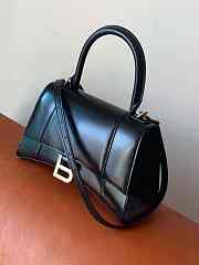 Balenciaga Hourglass 22 Handle Bag Black  - 3