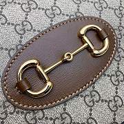 Gucci Horsebit 1955 Small Top Handle 25 Brown 621220 - 6
