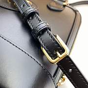 Gucci Horsebit 1955 Small Top Handle 25 Black Leather 621220 - 4