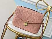 Louis Vuitton Pochette Metis 25 Pink Monogram Empreinte M44018 - 1