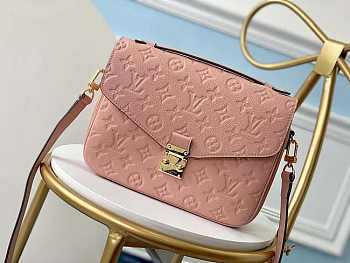 Louis Vuitton Pochette Metis 25 Pink Monogram Empreinte M44018