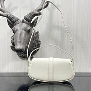 Celine Shoulder Bag 18 White #3067 - 2