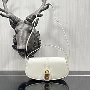 Celine Shoulder Bag 18 White #3067 - 1