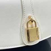Celine Shoulder Bag 18 White #3067 - 6