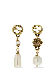 Gucci Interlocking G Flower Pearl Earrings 7927 - 2
