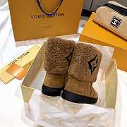 LV snowdrop flat ankle boot brown - 3