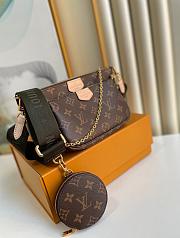 Louis Vuitton Multi Pochette Pink Straps M44823 24cm - 4