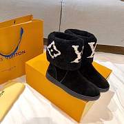 LV snowdrop flat ankle boot black - 1