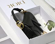 Dior Saddle Mini 12 Black M6008  - 6