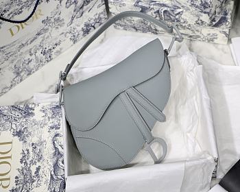 Dior Saddle 25.5 Full Gray M9001