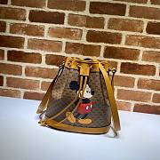 Gucci Disney Printed 32 Bucket Ophidia Leather 602691  - 1