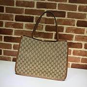 Gucci Tote Bag 38 Ophidia Leather Brown 623695 - 3